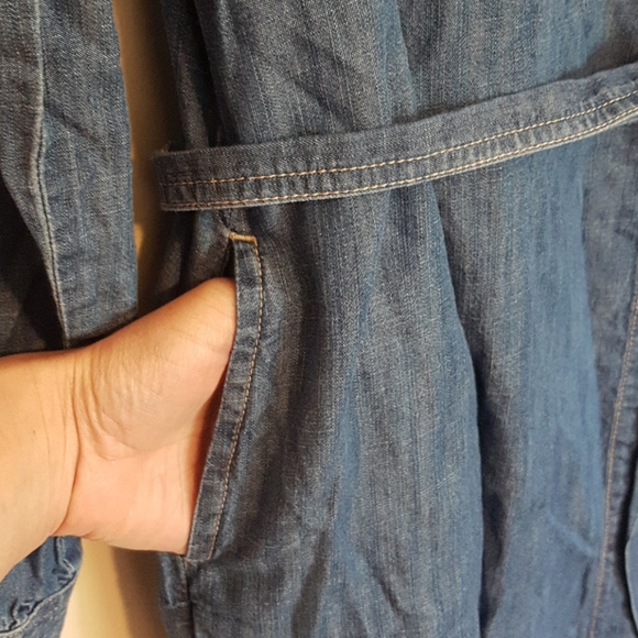 Pendleton chambray wrap dress - Picture 5 of 7